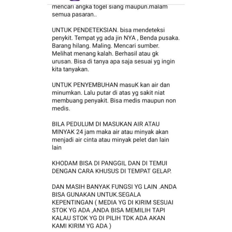 Liontin Pendulum Berkhodam Shopee Indonesia