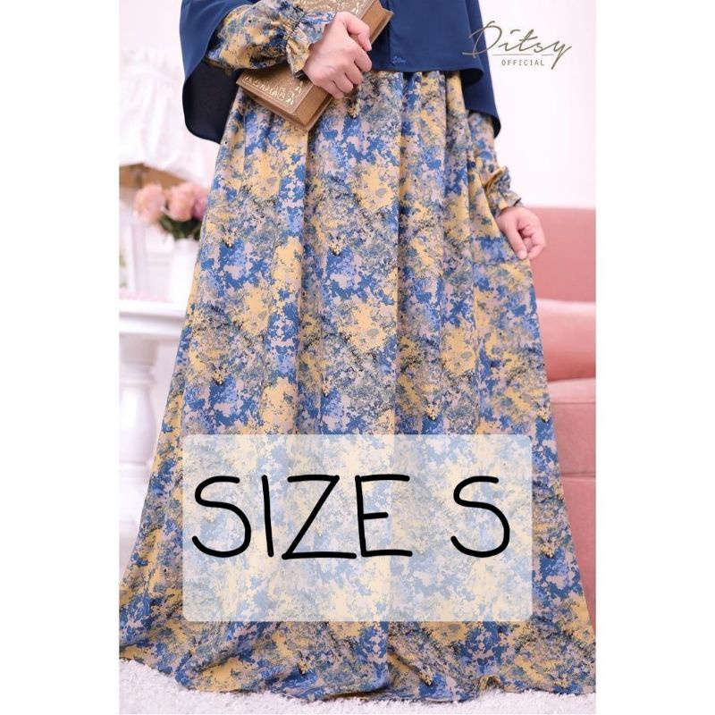 Zielle Denim Riven Choco Ditsy Maret 2022