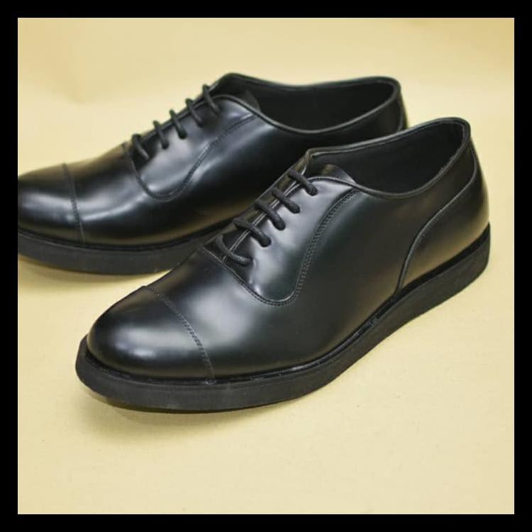 Terbaru Sepatu Kulit Toods Lexus Black | Toods Footwear | 100% Original Terlaris 