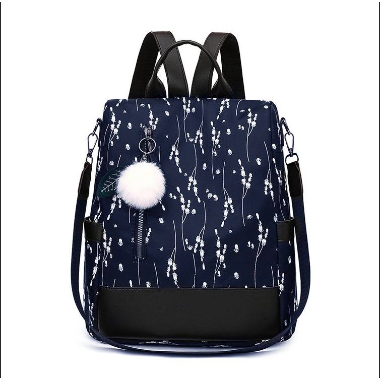 TAS RANSEL SEKOLAH KULIAH  KERJA NATA OS3038 BACKPACK PUNGGUNG  IMPORT KOREA PREMIUM TA394B2-NAVY