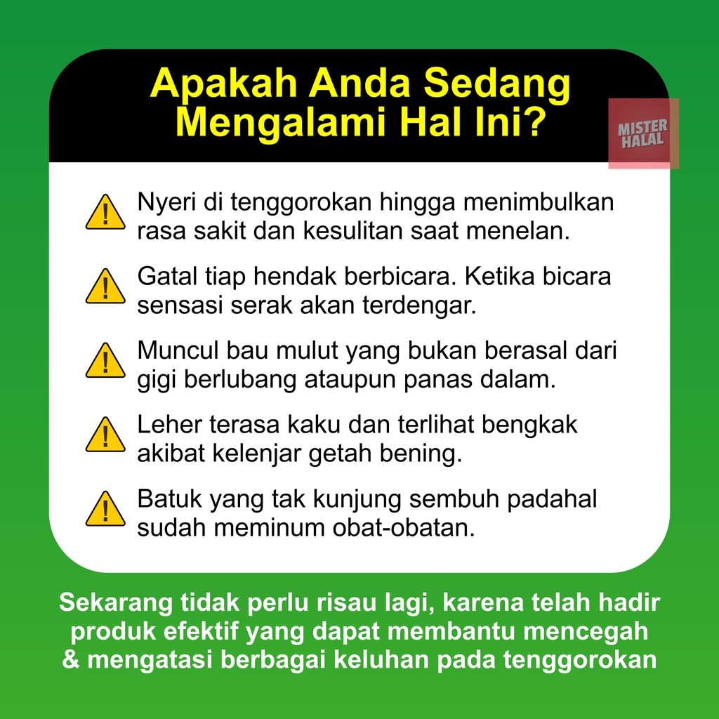 NOMANDEL Obat Amandel, Sakit Tenggorokan, Sulit Menelan, Suara Serak, Ampuh Anak Dewasa, Gondok Hypertiroid, Radang Amandel