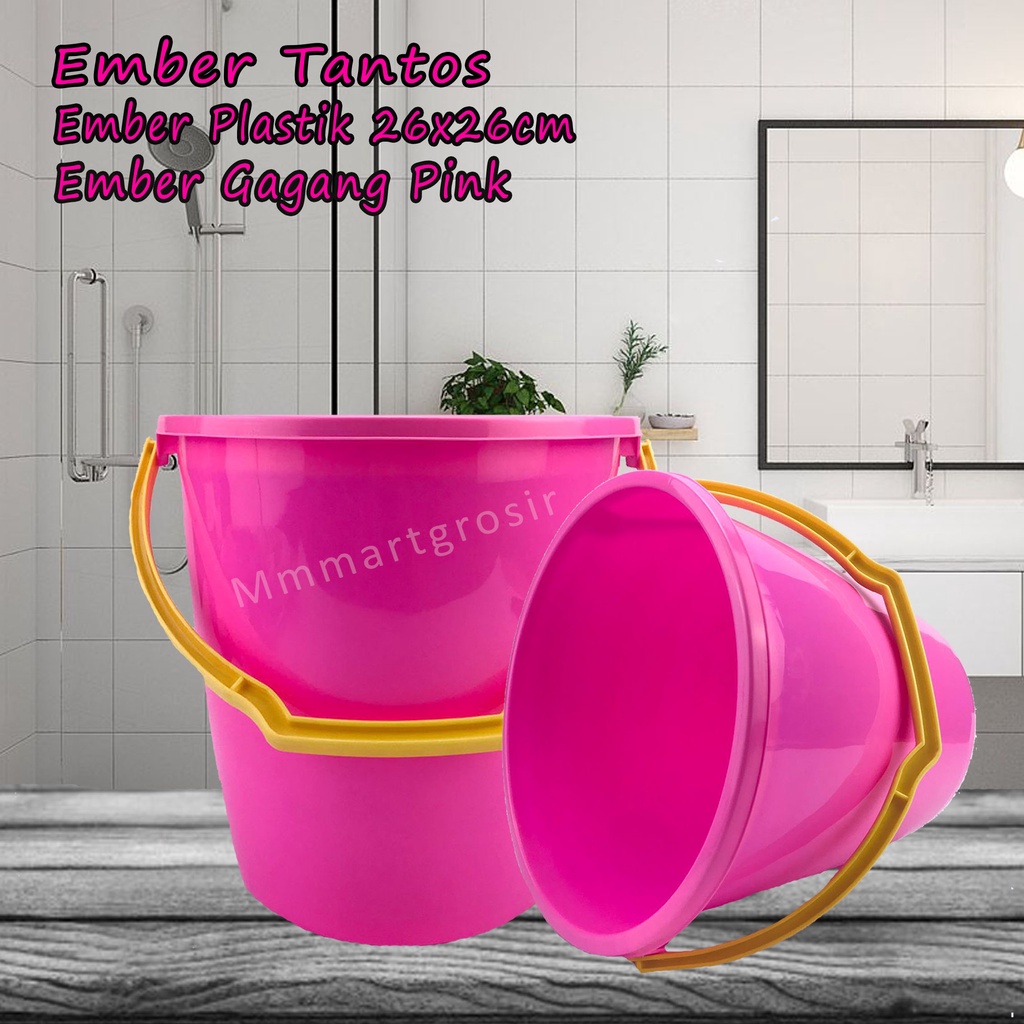 Ember Tantos/Ember Plastik 26x26/Ember Gagang/5360 Pink