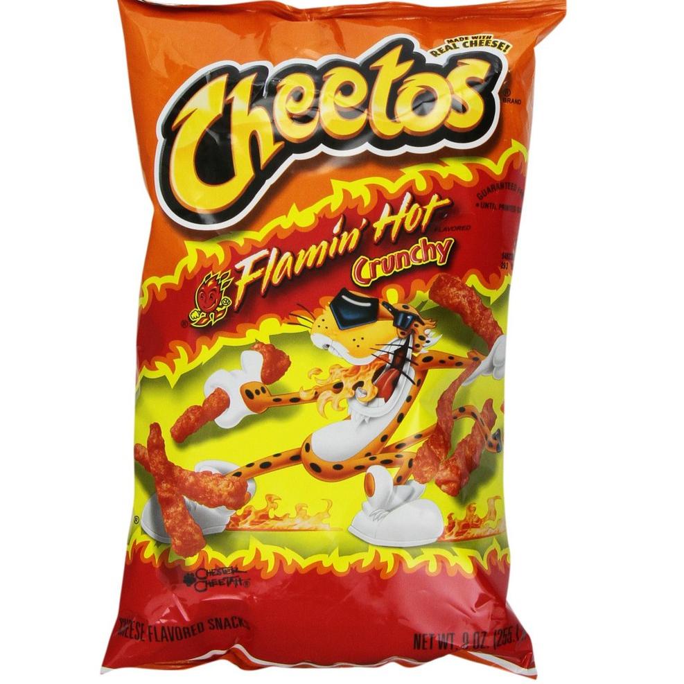 

(Y-IEE} (☎} CHEETOS FLAMIN HOT CRUNCHY 227Gr USA ||kekinian}