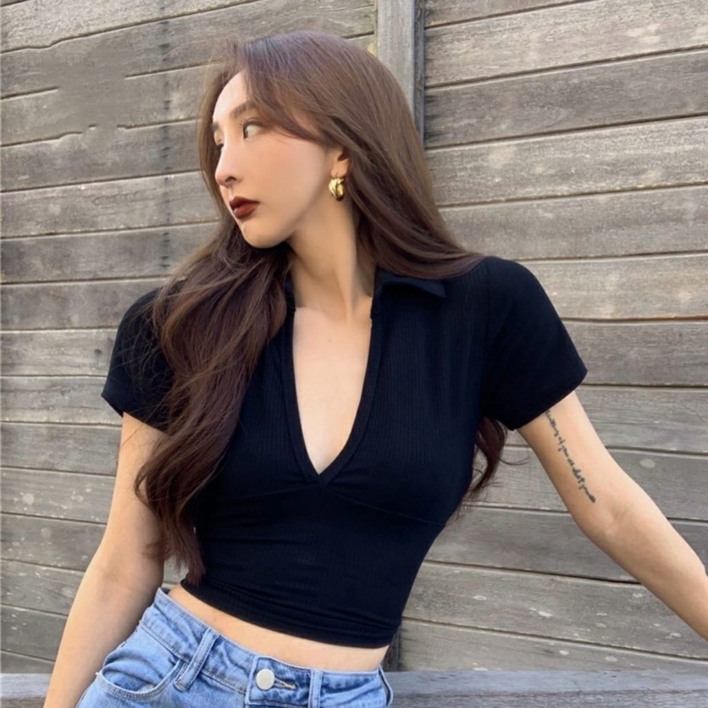 GFS ESTRELLA CROP TOP KAOS PENDEK WANITA