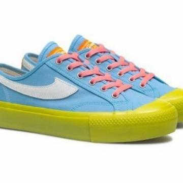 Sepatu Compass Gazelle Low High Matcha White /Matcha Blue / Pink Frost