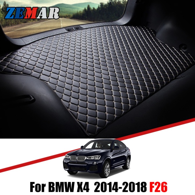 Matras Bagasi Mobil Bahan Kulit Premium Untuk BMW X4 F26 2014-2018