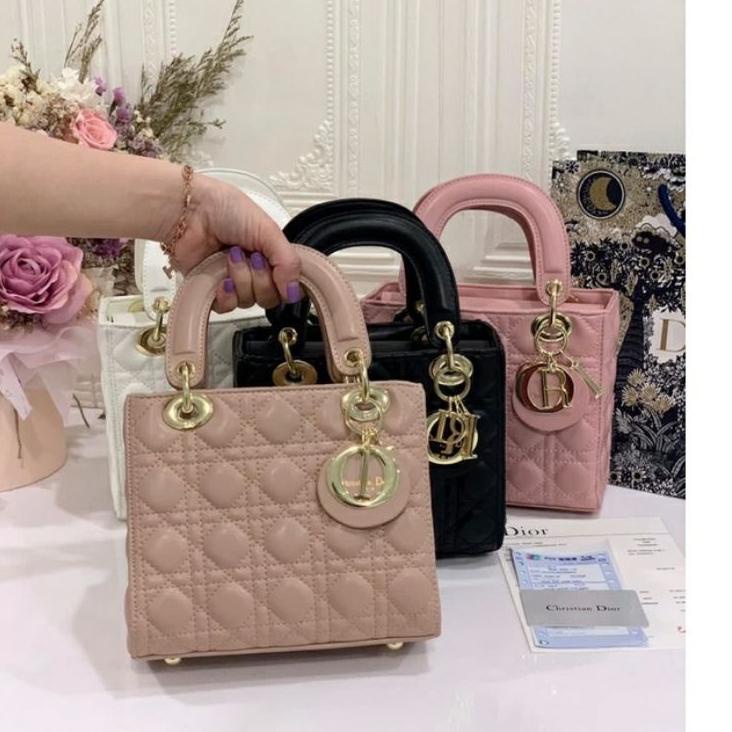 LLG.20Au22p ‑ TAS IMPORT BRANDED LADY DOVE SMALL FREE BOX SYAL SIZE.19 LAMBSKYN MIRROR TOP HANDLE SU