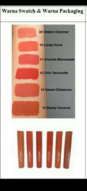 Wardah ColorFit Velvet Matte Lip Mousse dengan 14 warna varian