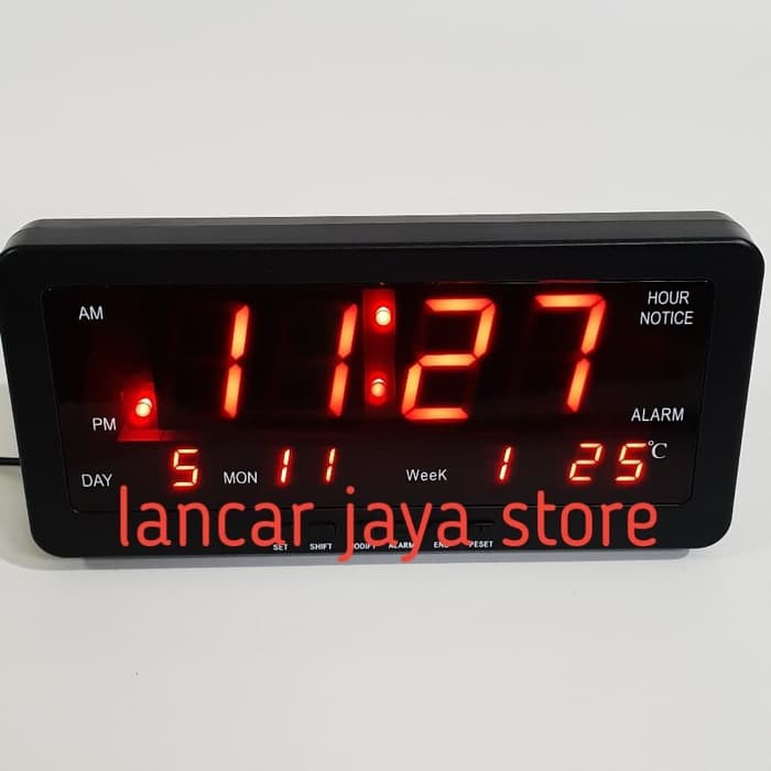 casio digital led wall clock