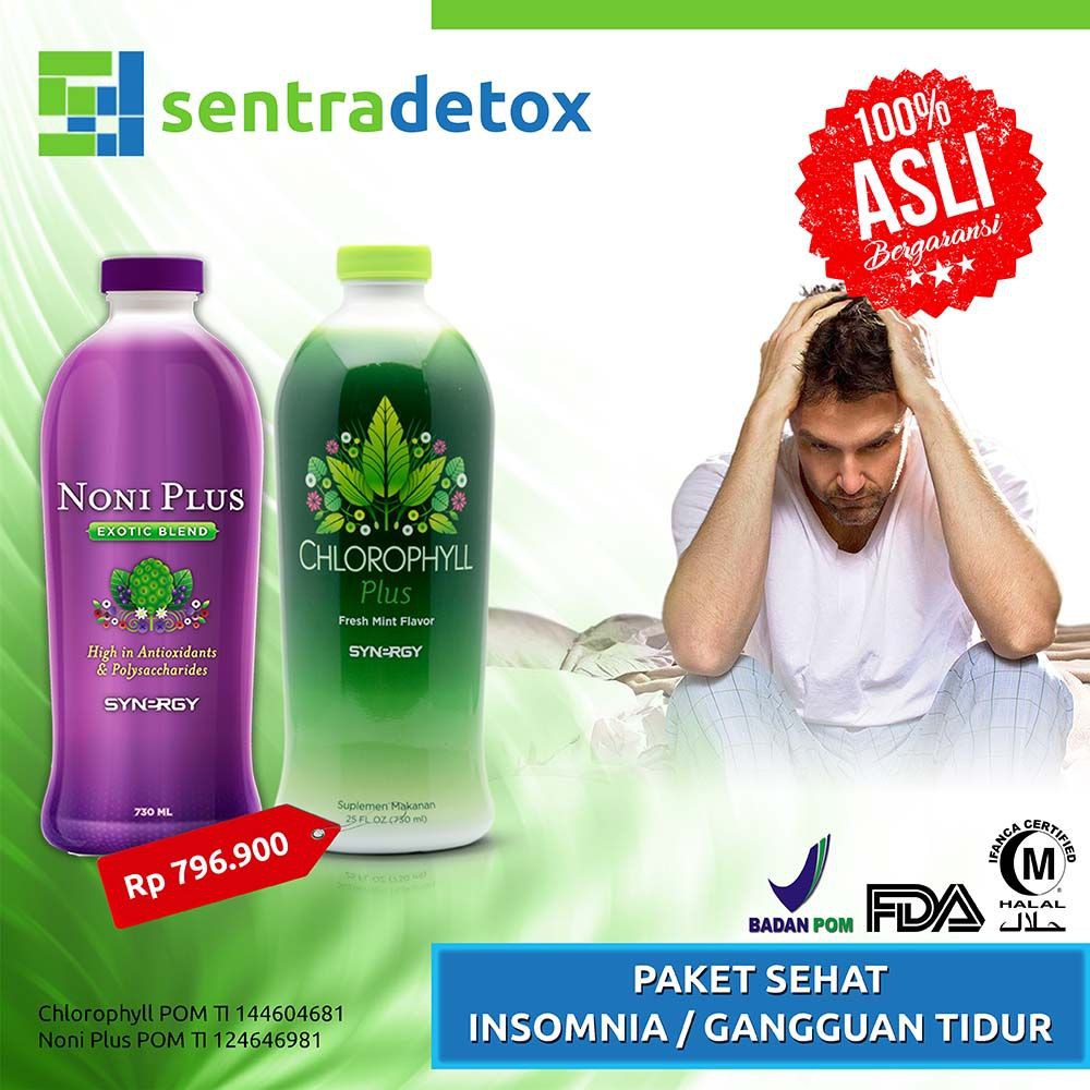 Paket Sehat Insomnia Sentra Detox Synergy
