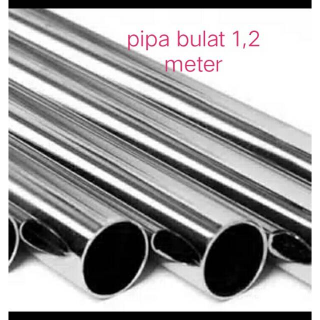 Pipa bulat Chrome Stenlis 120 cm