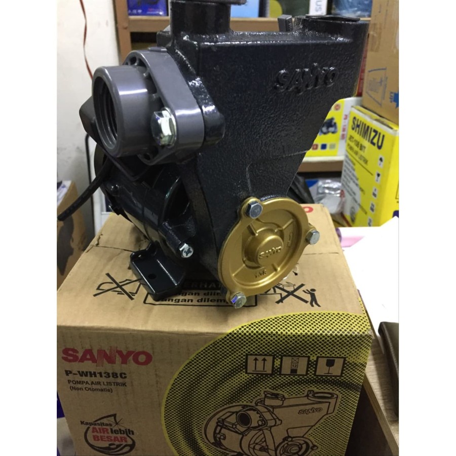 Pompa Air Sanyo PWH 138 C PWH-138 C125 Watt Manual Pompa Sumur Dangkal 125W