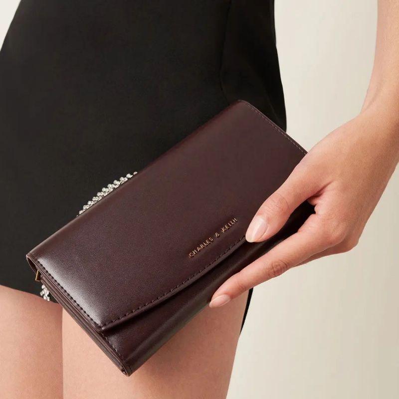 10.10 SALE | CK Front Flap Long Wallet