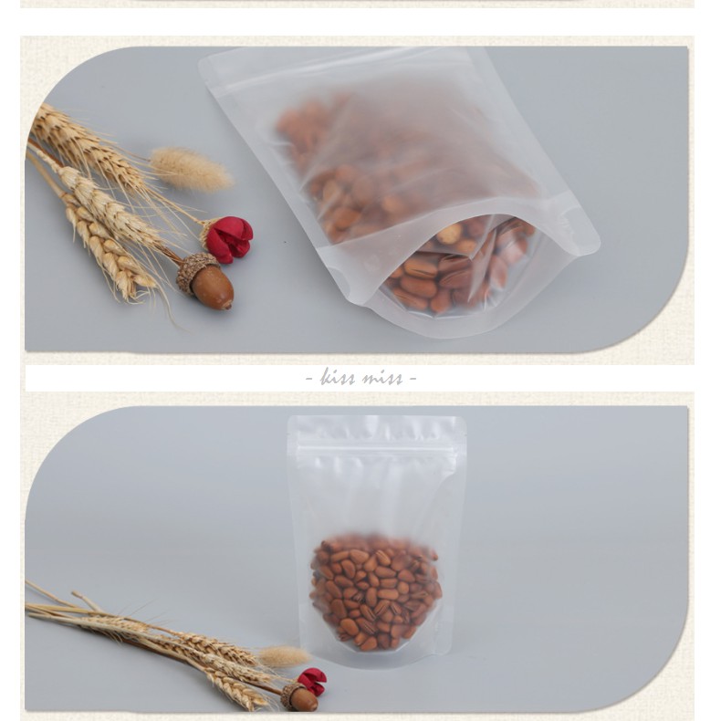 BURAM - Standing Pouch 18x26cm - Ziplock - Kemasan Snack Kopi - Plastik - Frosted