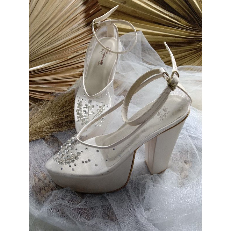 sepatu yena sepatu wedding wanita cantik sepatu wanita 12cm