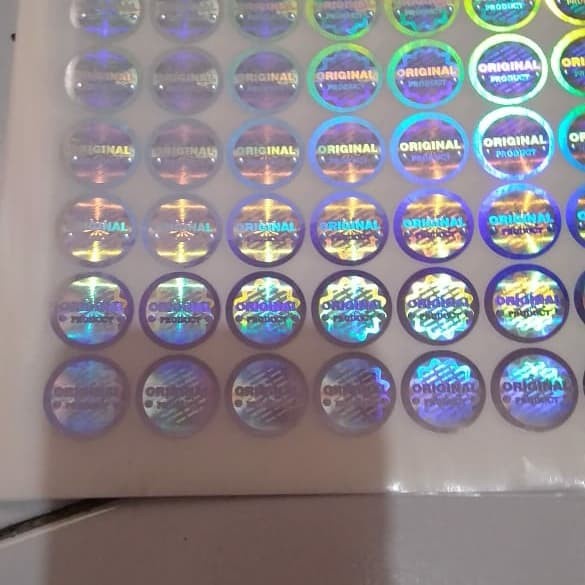 

stiker hologram Original Product - Silver