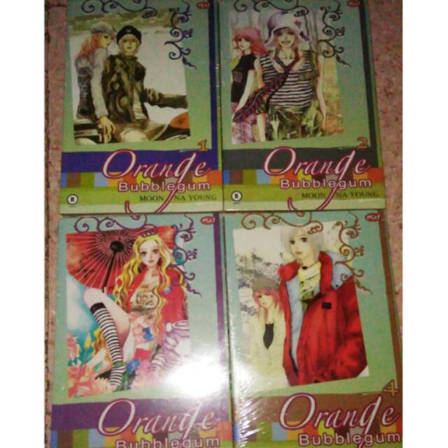 

Komik Korea. Orange bubble gum 1-4