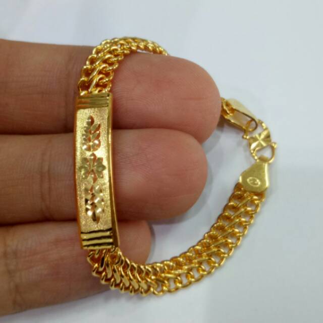  Gelang  anak emas  asli kadar 700 berat 3 gram Shopee 