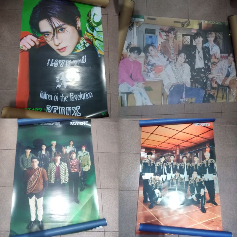 Poster NCT 127 Dream Rolled Jewel Case Hot Sauce Jaehyun Sticker Chatarsis Classic Tragic Poetic