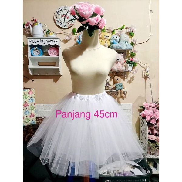 Tule Skirt Tile Tutu Rok Megar Pengembang Rok Petticoat Murah