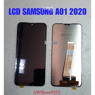 Layar Sentuh LCD TS Touchscreen Fullset Samsung A01 A01M 2020 A015 A015M OLED2 - CONNECTOR BIG - BLACK