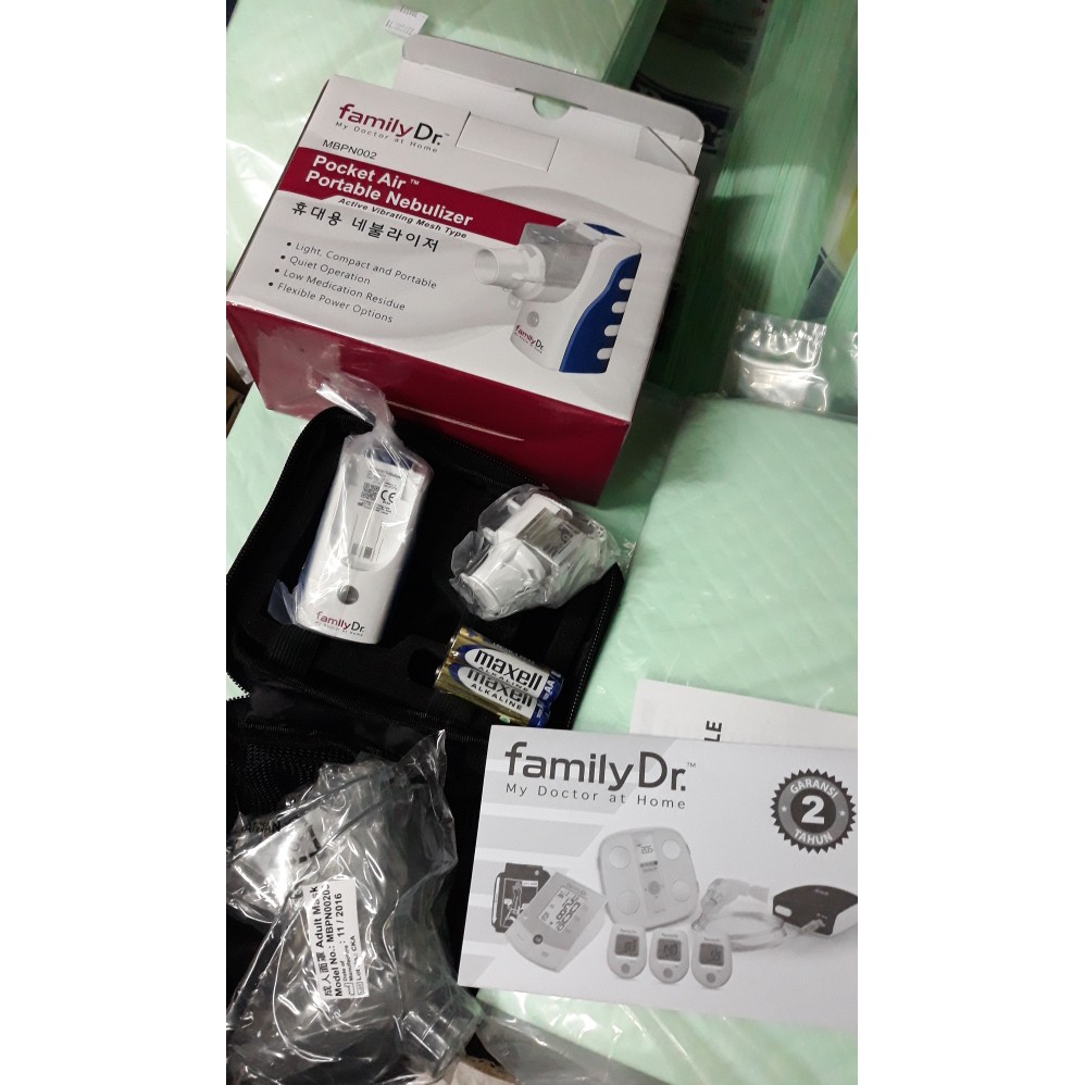 nebulizer uap portable nebulizer family DR peralatan medis