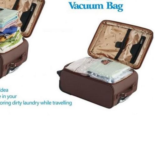 ✹ Vacuum Bag isi 8 + FREE pompa manual vakum bag vacum bag ✭