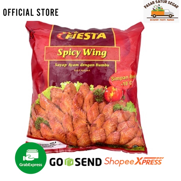 

FIESTA Chicken Wing Spicy 500gr Frozen Food Grosir Murah