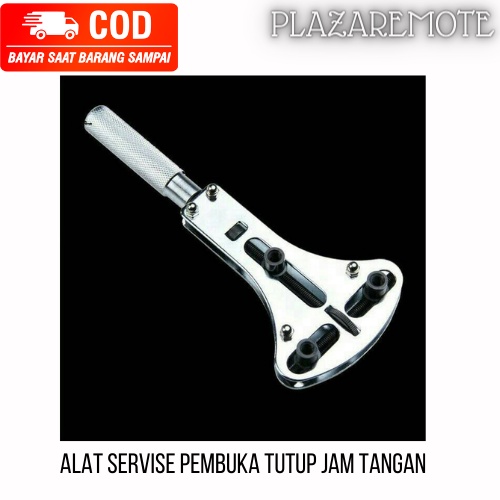 case opener stainless alat pembuka tutup jam tangan kunci jam tangan FULL STAINLESS MODEL WRENCH