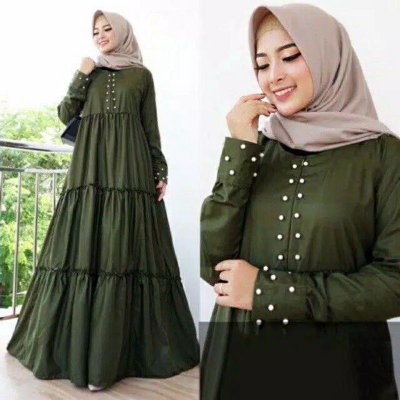 Gamis Jumbo LD 120 Big Size Gamis Marion Terbaru 2023  Gaun ukuran S M L XL XXL XXXL 5L Bhn moscrepe