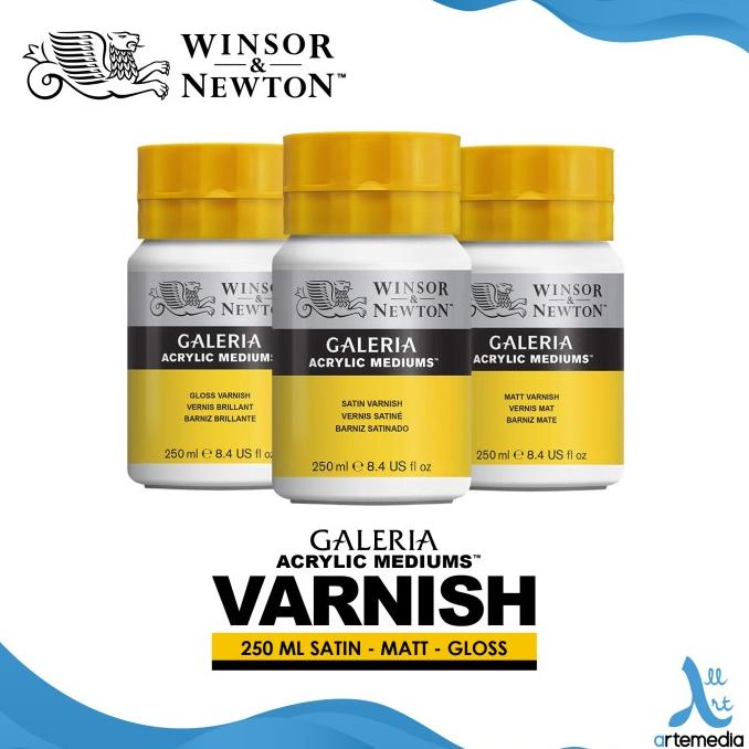 

Pernis Winsor & Newton Galeria 250ml Acrylic Varnish ---READY---
