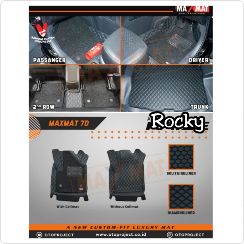 Karpet Mobil Raize / Rocky 7D + Coil Mate