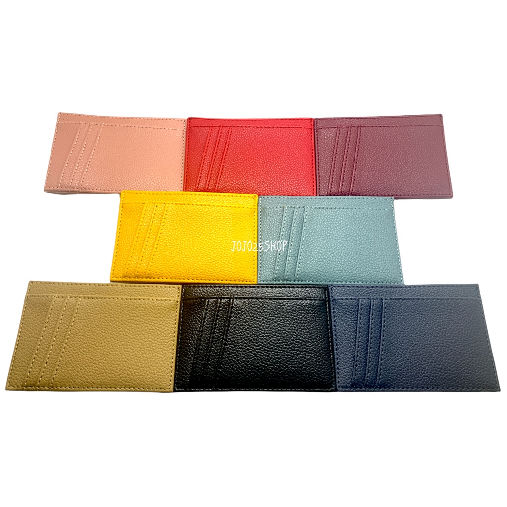 DOMPET KARTU / CARD HOLDER POLOS KULIT SINTETIS PRIA WANITA STT 58