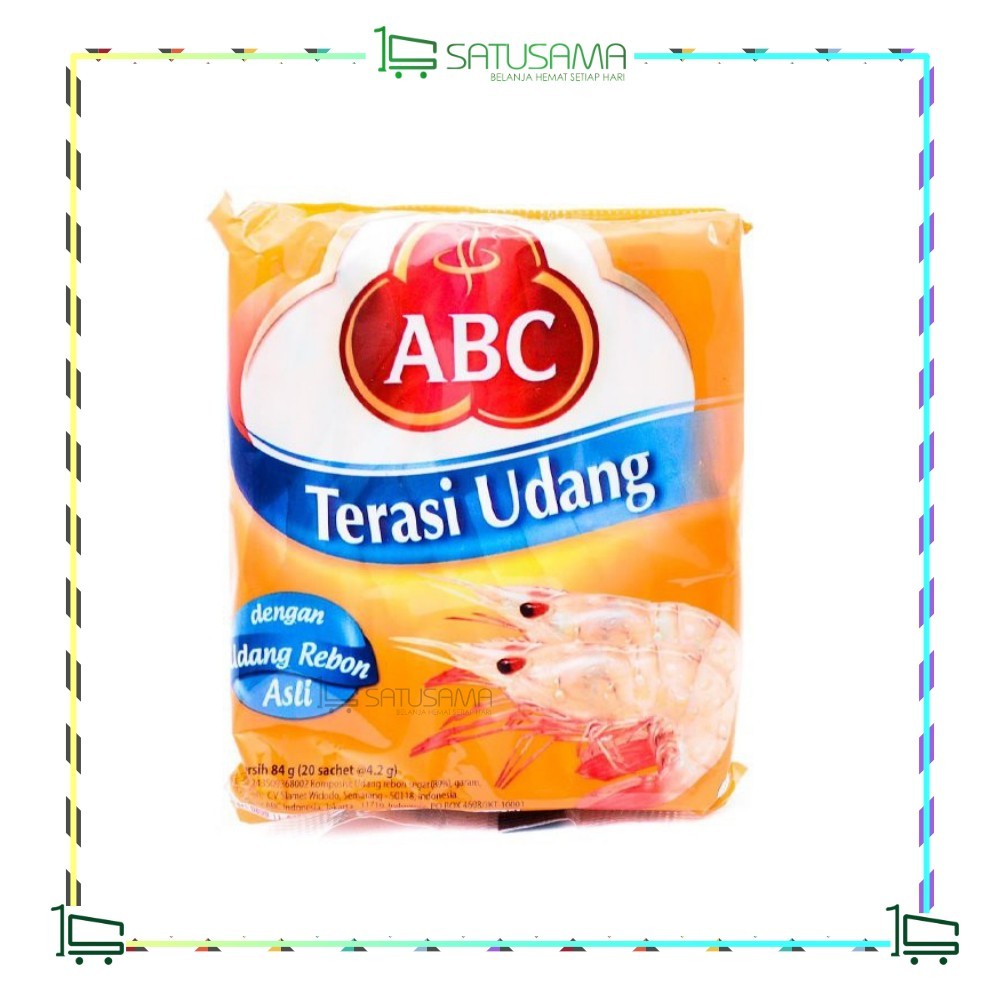 

Terasi Udang ABC 4.2 Gr x 20 Sac / satusama