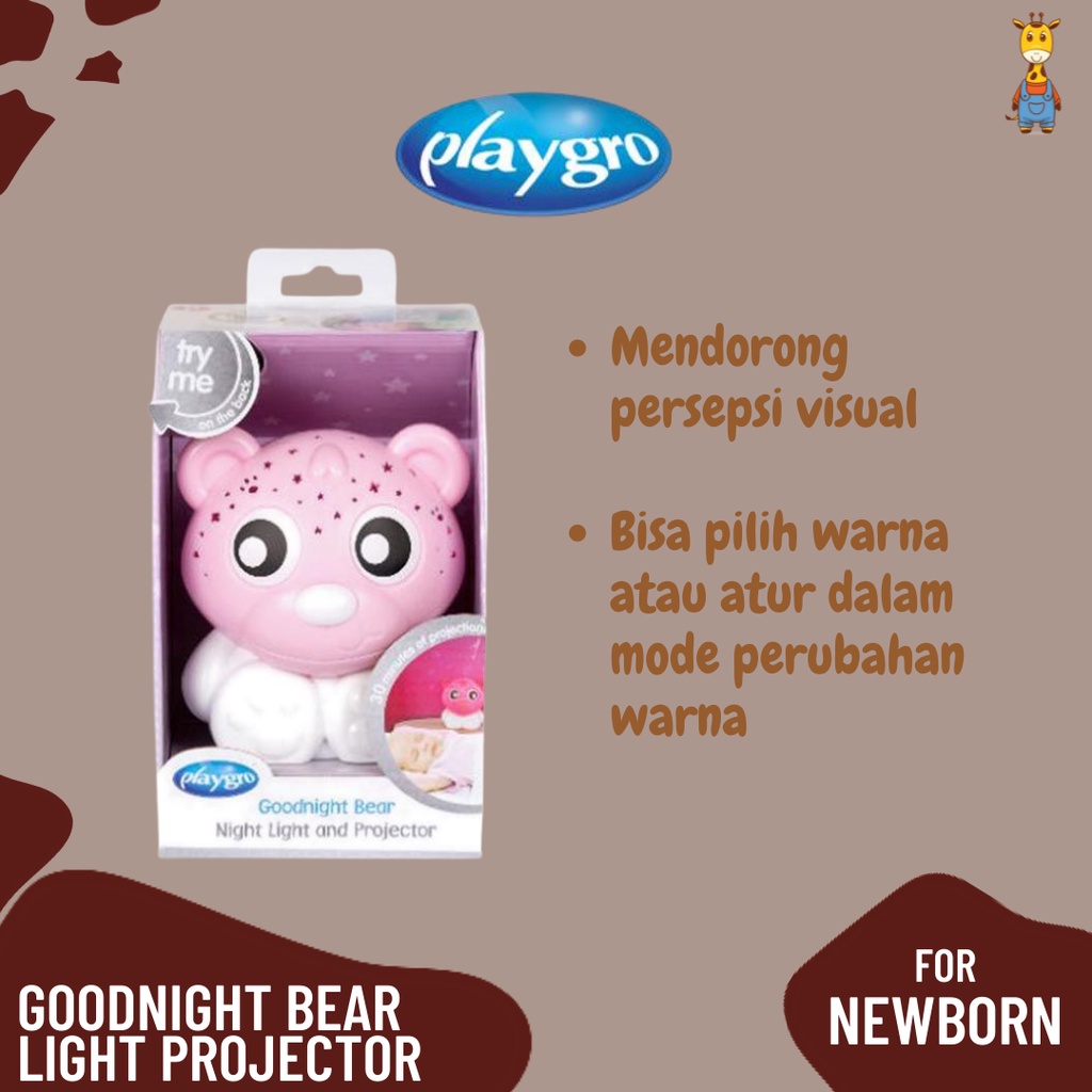 Playgro Goodnight Bear Light Projector