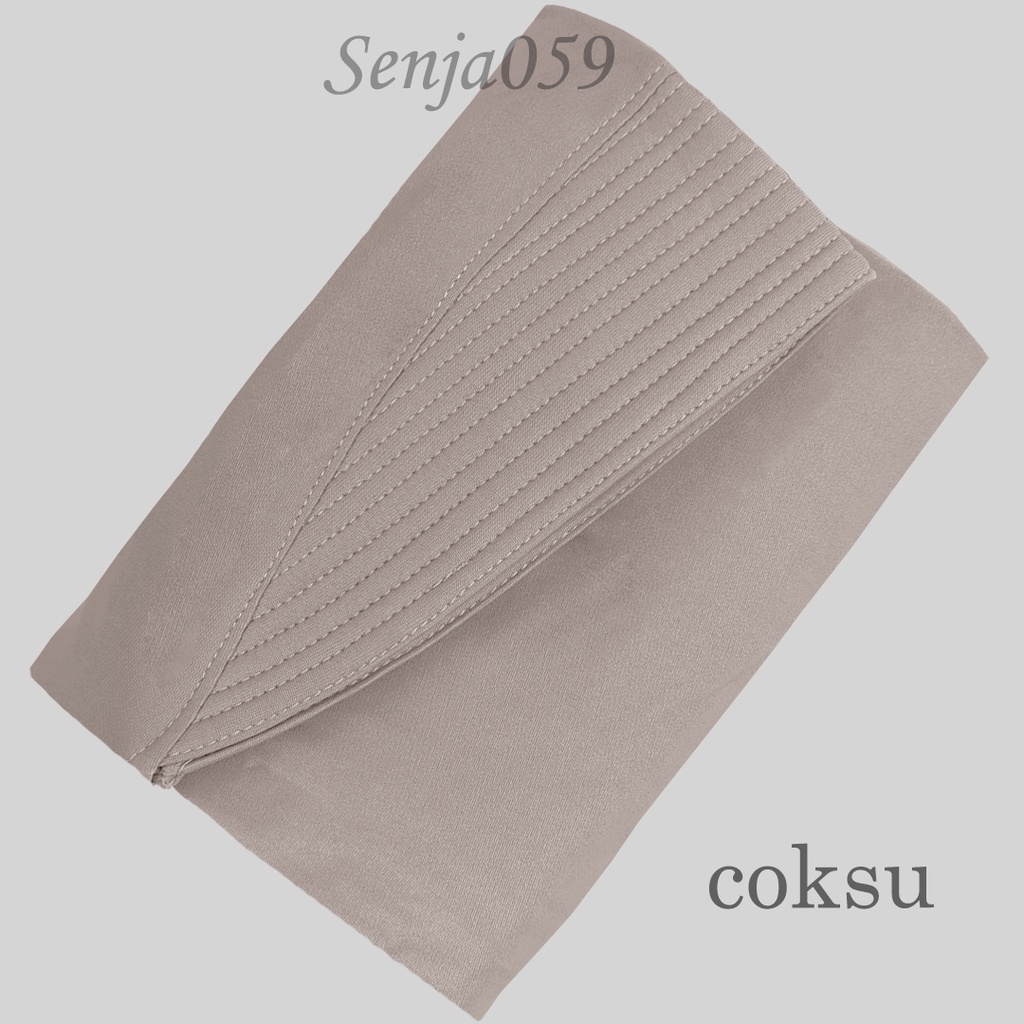 JILBAB KHIMAR KATRINA KANCING KERUT KANAN KIRI HIJAB BERGO KERUDUNG  INSTANT SYARI MURAH-coksu