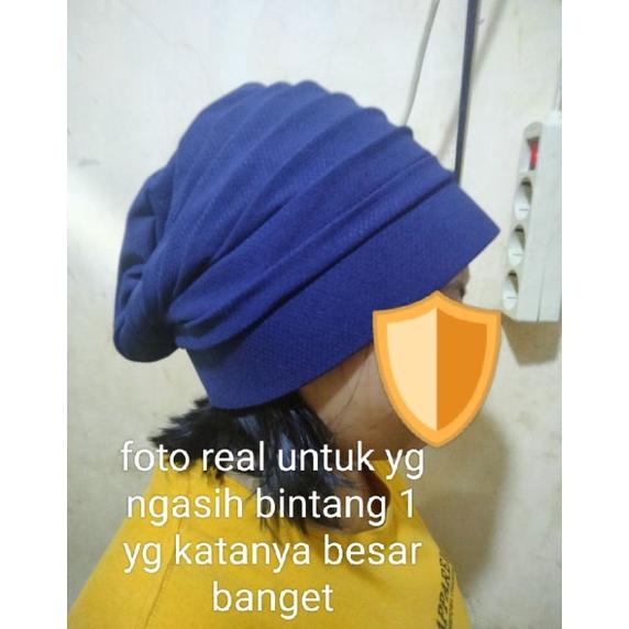 Topi Huges Turban Instan Premium Bukan Rajut
