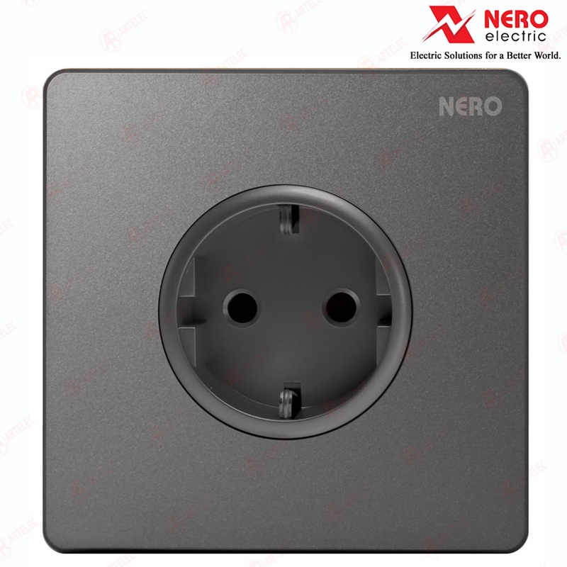 NERO Stop Kontak CASA X216VGGR | X216VG-GR Grey