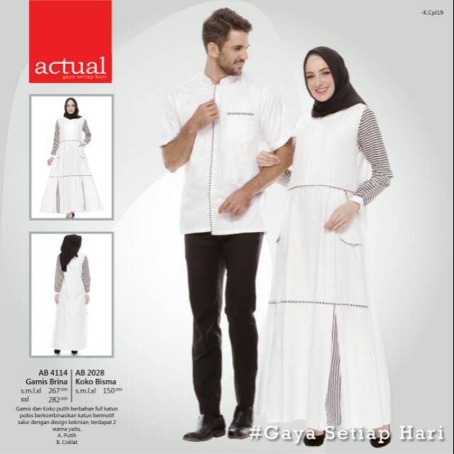 New Couple Gamis & Koko by Actual Basic