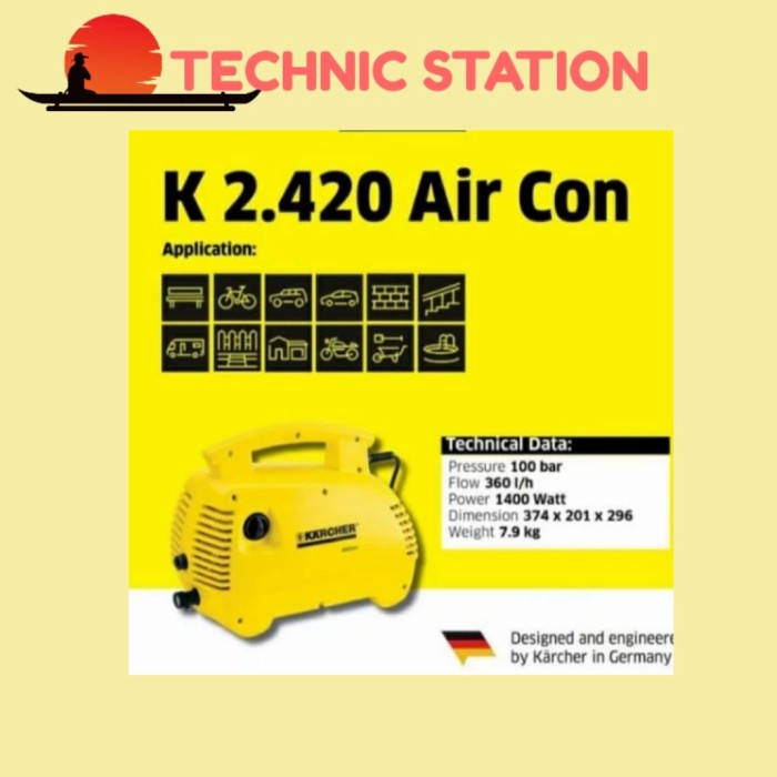 terbatas KARCHER K 2.420 AirCon K 2 420K2 420 High Pressure Cleaner Ac ori Berkualitas