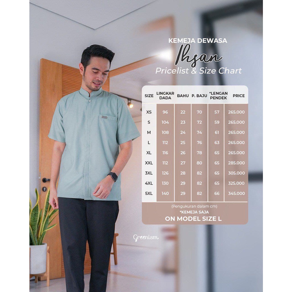 Greenism Sarimbit Raya INESA &amp; IHSAN (Moss Green &amp; Soft Teal) Quality Premium Syari'i - Set Family