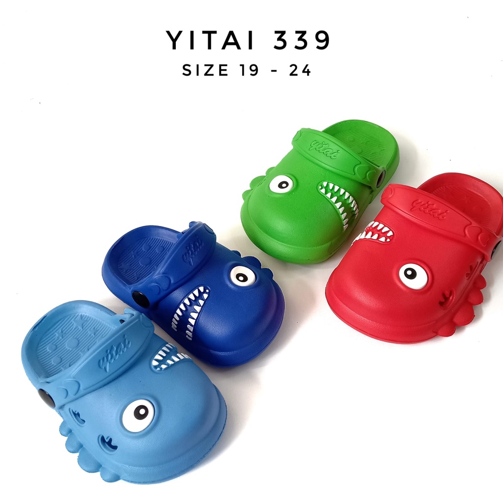 Sandal Anak COWOK Lucu Baim Ringan motif HIU yitai 339