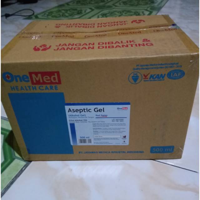 Hand sanitizer 1 karton kemasan 500 ML isi 12 botol