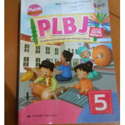 BUKU BEKAS PLBJ kelas 5 Erlangga Kurikulum 2013 revisi