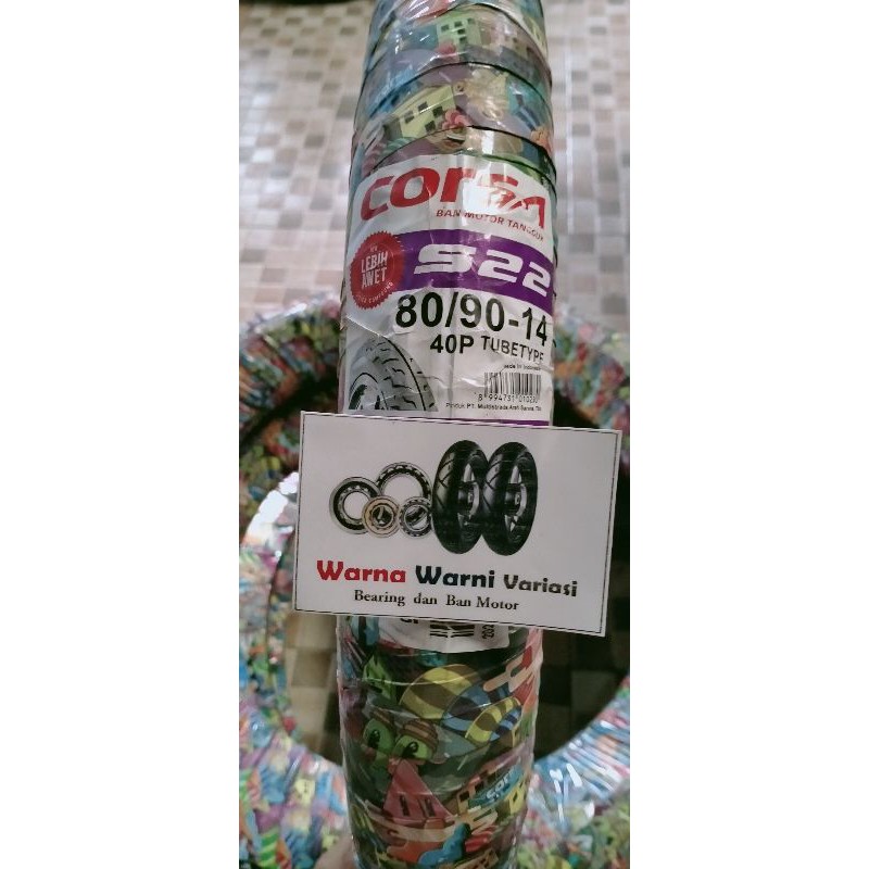 Ban Motor CORSA S22 80 / 90 ring 14 bukan Tubeless