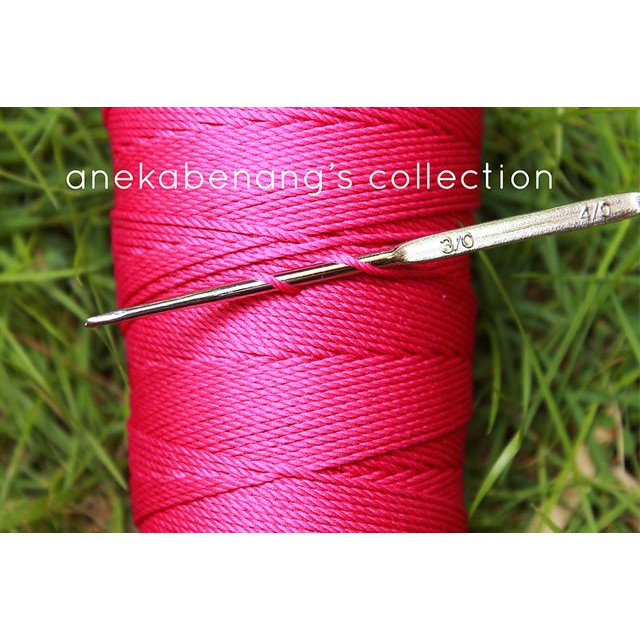 Benang Rajut Poly Apel / Apple Yarn - 1876 (Pink Fuchsia)