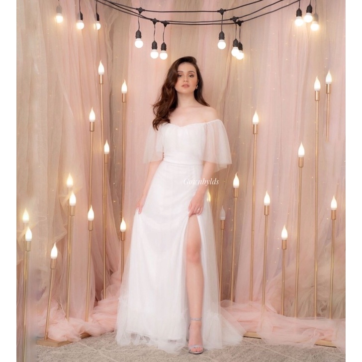 ELSA TULLE GOWN / Gaun pesta murah dress party wedding dress bridesmaid dress jumbo big size