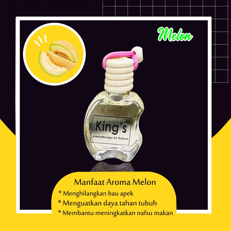 Parfum Mobil &amp; Ruangan Aroma Therapy Exclusive Essential oil Aroma Buah Fresh Botol Apel Non Alkohol