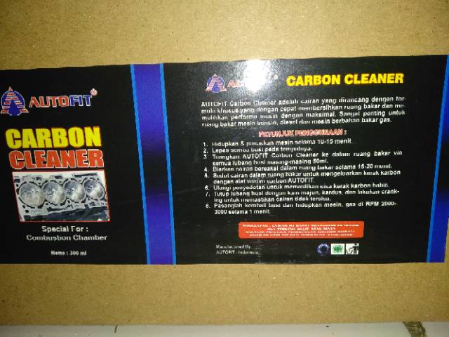 Alat Vacum Gurah Mesin 1 Tabung dan Carbon Cleaner 300ml 1 Box 24 Botol