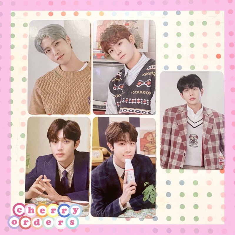 Golden Child Photocard Benefit 2 Woollim Mall : 2022 Season's Greetings Daeyeol Seungmin Jaehyun Donghyun Bomin